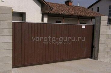 откатные ворота
